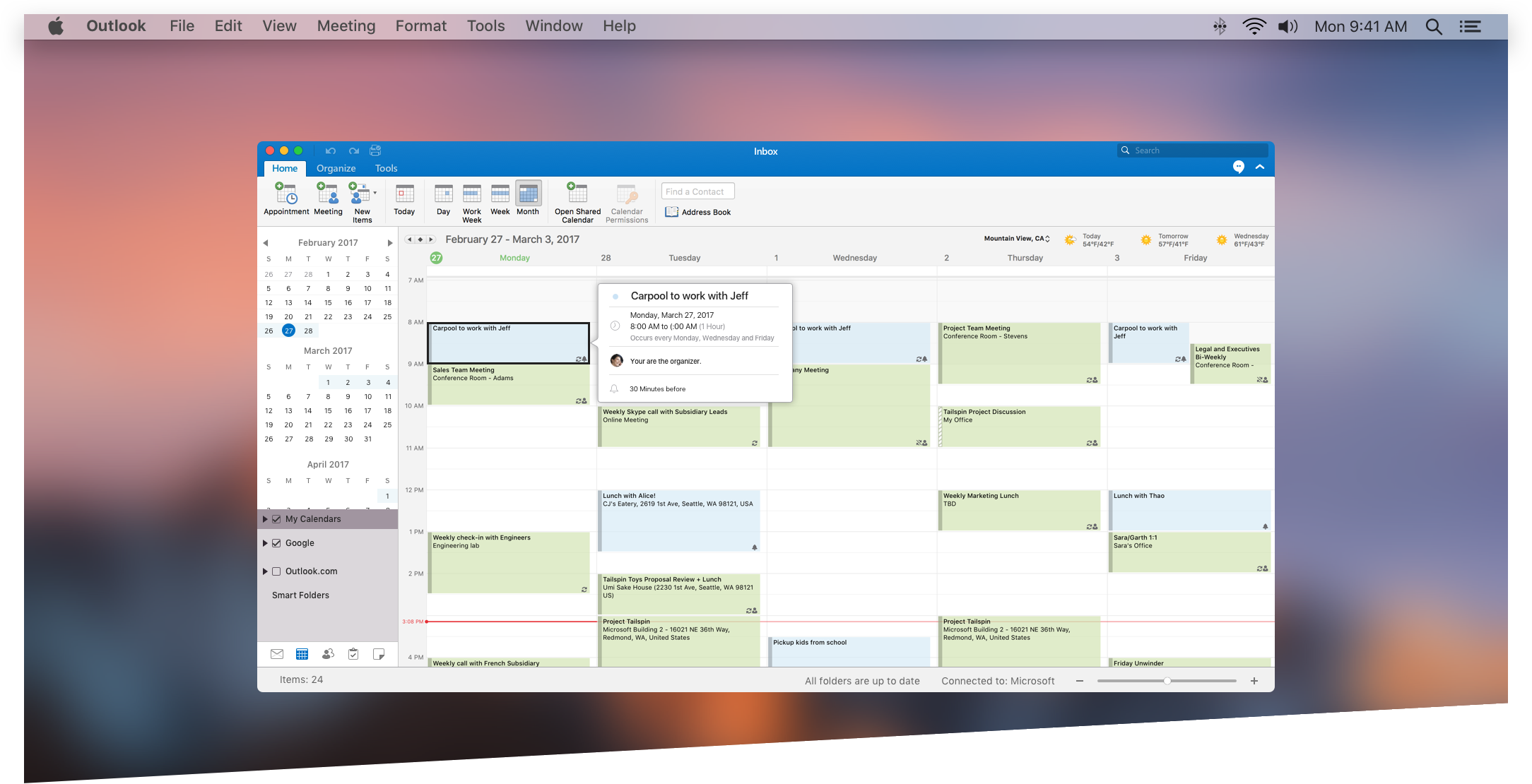 outlook tools for mac